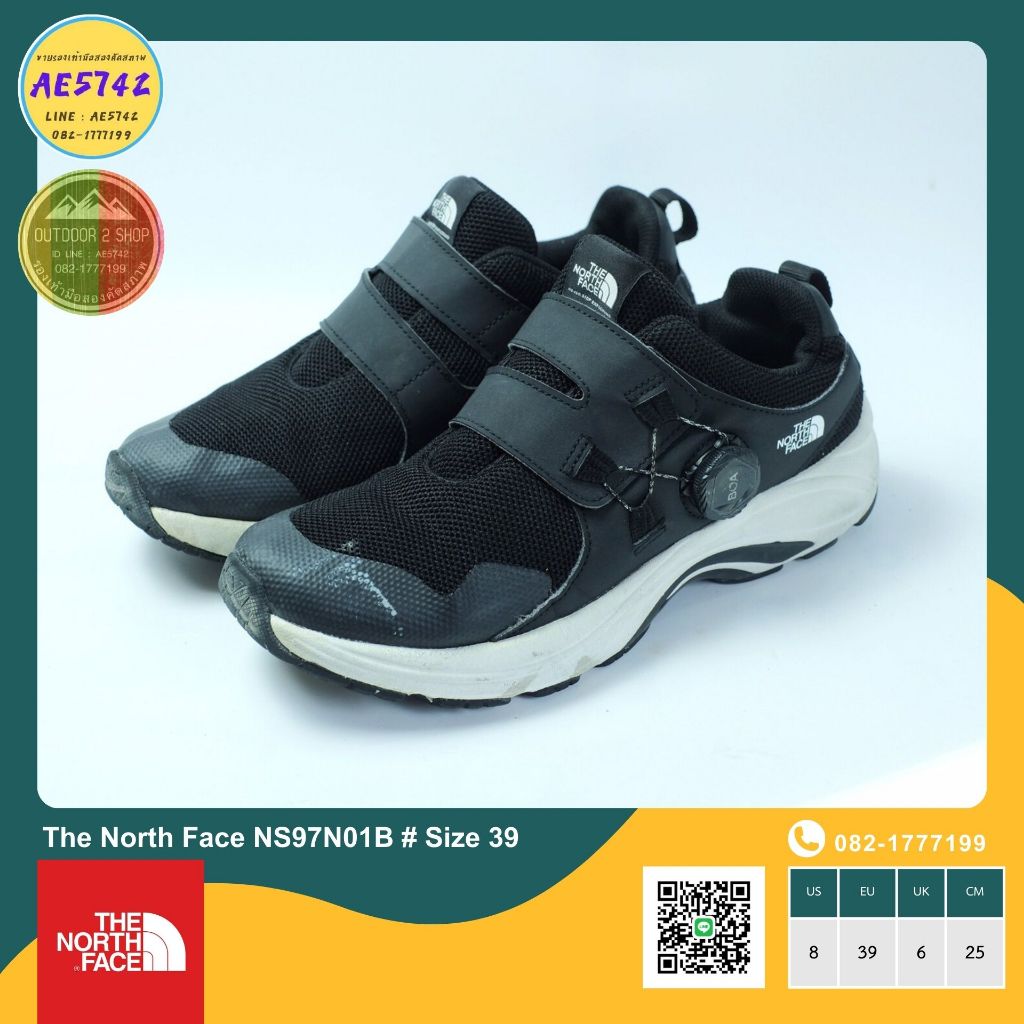 The North Face NS97N01B # Size 39 รองเท้ามือสอง ของแท้ สภาพดี จัดส่งเร็ว