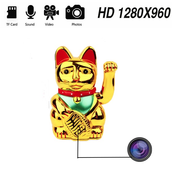 กล้องวงจรปิดไร้สายเรียกรับเงินแมวกล้องไม่ได้ใช้อุปกรณ์กล้องวงจรปิดเครือข่ายไม่มีการตรวจจับ HD 1080P