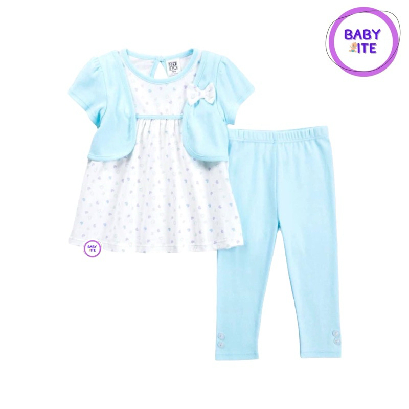 เสื้อผ้าเด็กผู้หญิง Bno ชุดเด็กผู้หญิง ชุดเด็ก ไซส์ 12M/18M/24M (พร้อมส่ง)