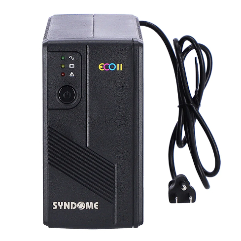 UPS (เครื่องสำรองไฟฟ้า) SYNDOME ECO II-800I (800VA/480WATT)