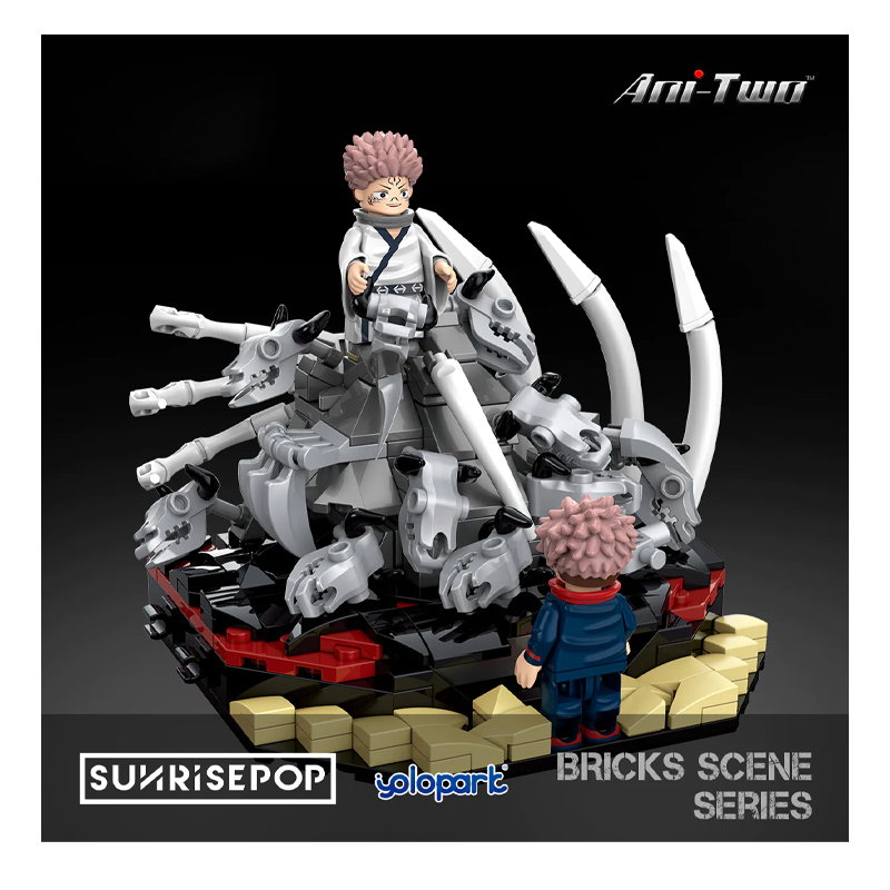 JUJUTSU KAISEN SMALL SCENE BRICKS (SUKUNA+YUJI)