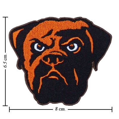 Cleveland Browns Helmet คลีฟแลนด์ บราวน์ส อาร์มปัก NFL patches ตัวรีดติดเสื้อ อาร์มรีดติดเสื้อกีฬา อ