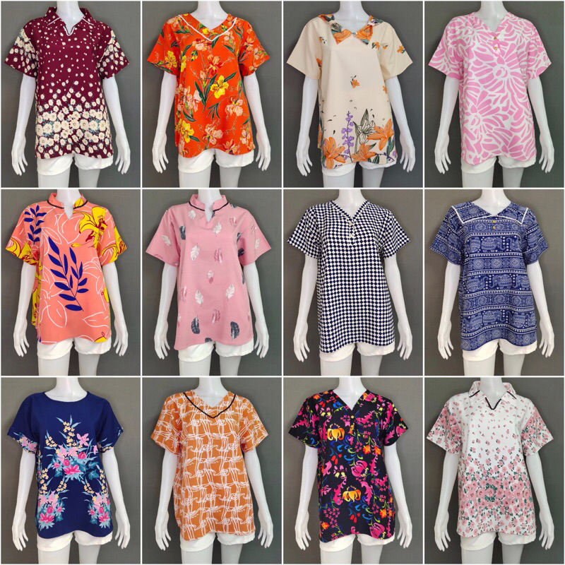 เสื้อ ผ้าไหมอิตาลี อกเสื้อ 42-44 นิ้ว ผ้าพริ้ว ใส่แล้วไม่ร้อน ไม่ยับ สีไม่ตก 📌 ส่งของไว 📌มีเก็บเงินปลายทาง