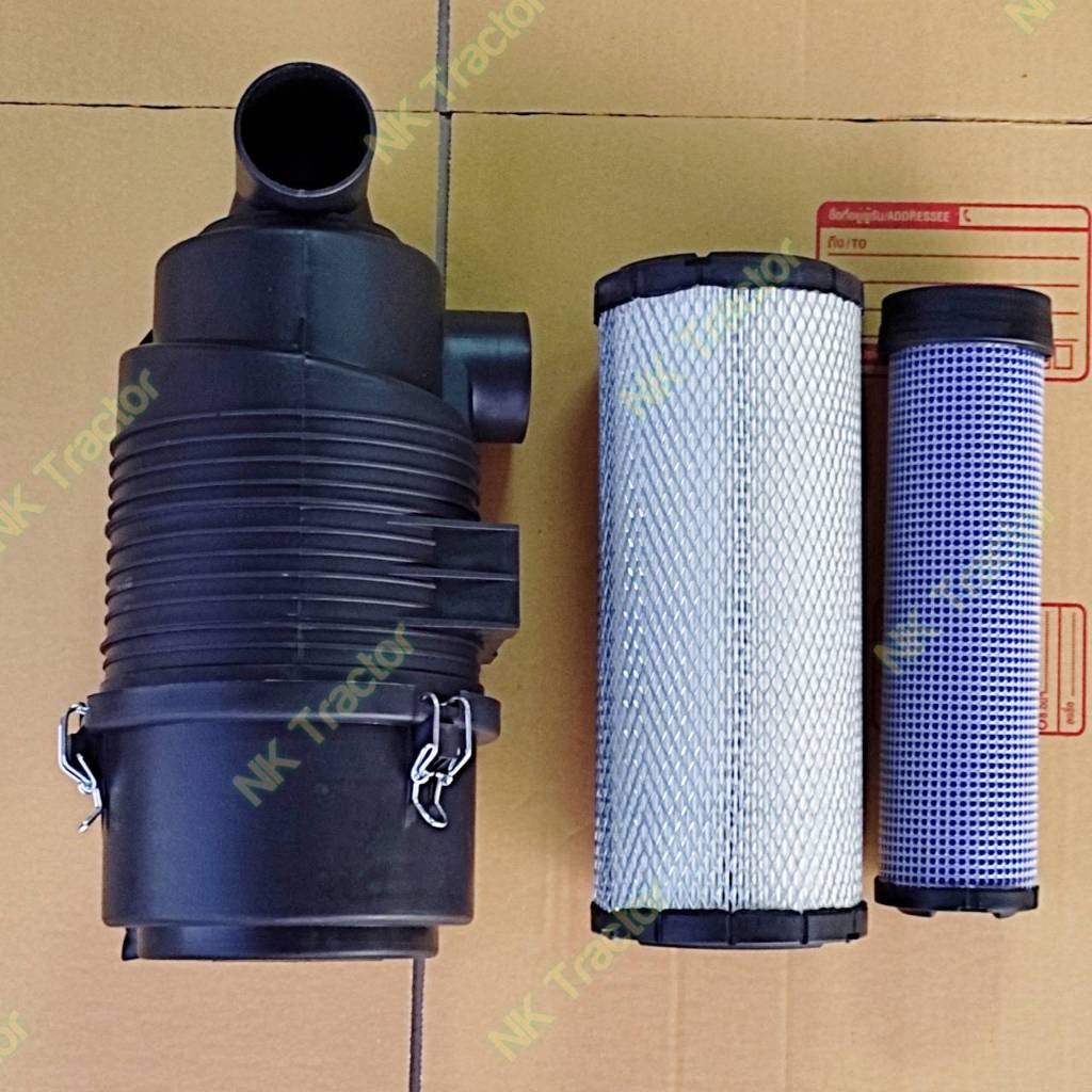 พร้อมไส้กรอง L5018 / M5000 ชุดหม้อกรองอากาศ+ไส้กรอง คูโบต้า (Kubota) (หม้อกรองอากาศ+ไส้กรองอากาศ ลูกนอก+ลูกใน)