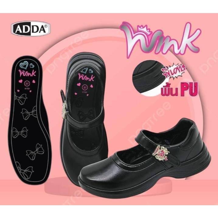 ADDA รองเท้านักเรียน เด็กผู้หญิง รุ่น 41T01 (ไซส์ 30-43)