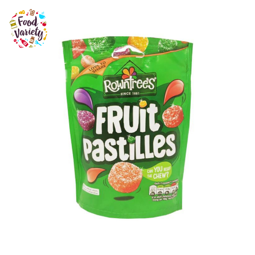 [Best Before 30-Sep-2026]Rowntrees Fruit Pastilles Chewy Gummies 143g