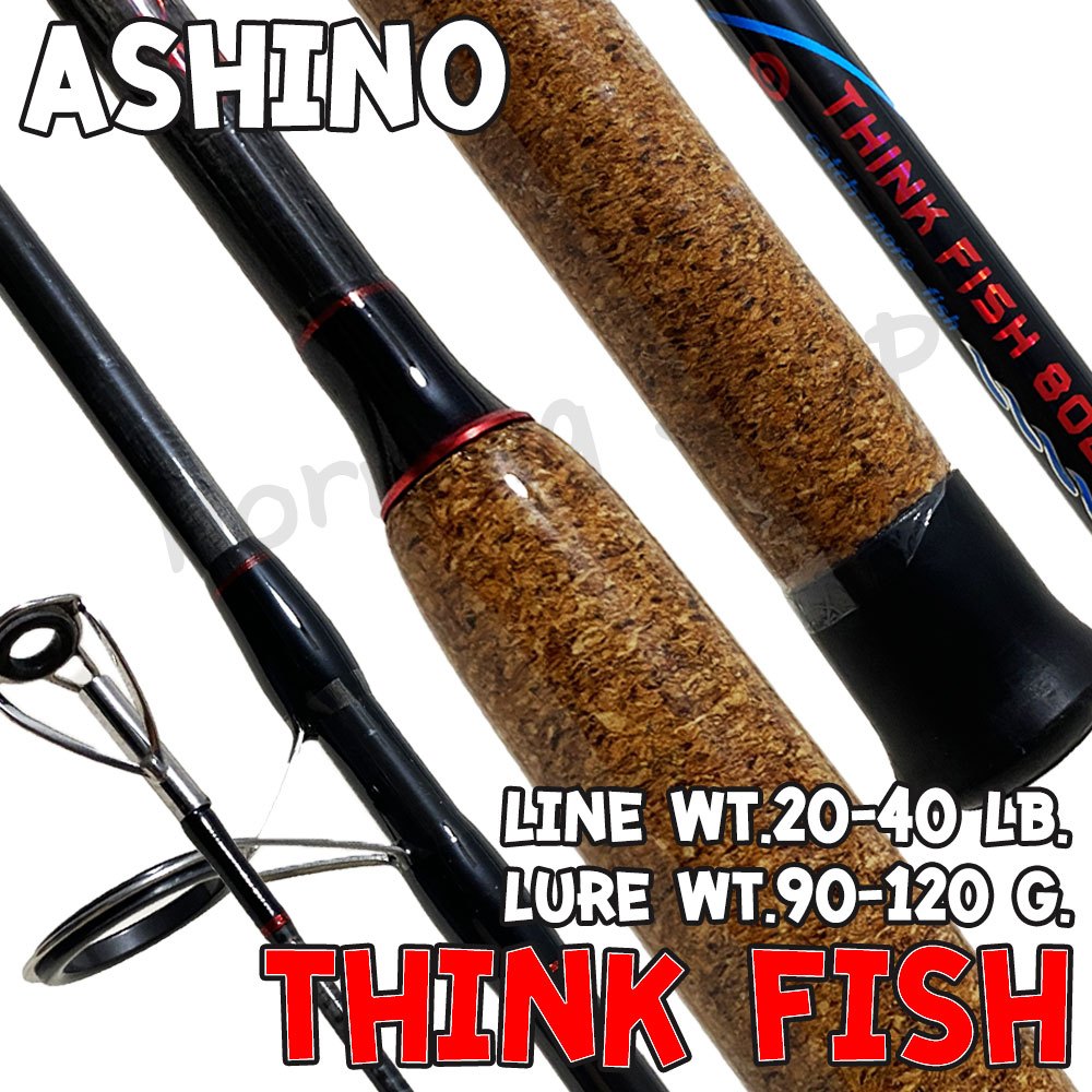 [ส่งฟรี] คันหน้าดิน กราไฟท์ Ashino IM6 Think-Fish Line wt. 20-40 lb. Lure wt. 90-120 G.