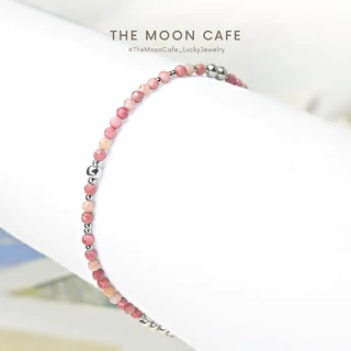 RHODOCHROSITE โรโดรโครไซต์ หินแท้ | ความรัก เสน่ห์ เมตตา กัลยาณมิตร กำไลหิน นำโชค เสริมดวง ข้อมือหิน