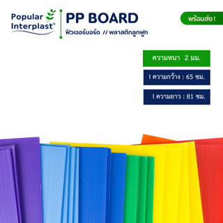 ฟิวเจอร์บอร์ด Future Board ขนาด : 65x81cm หนา2mm.[แพ็ค10แผ่น…