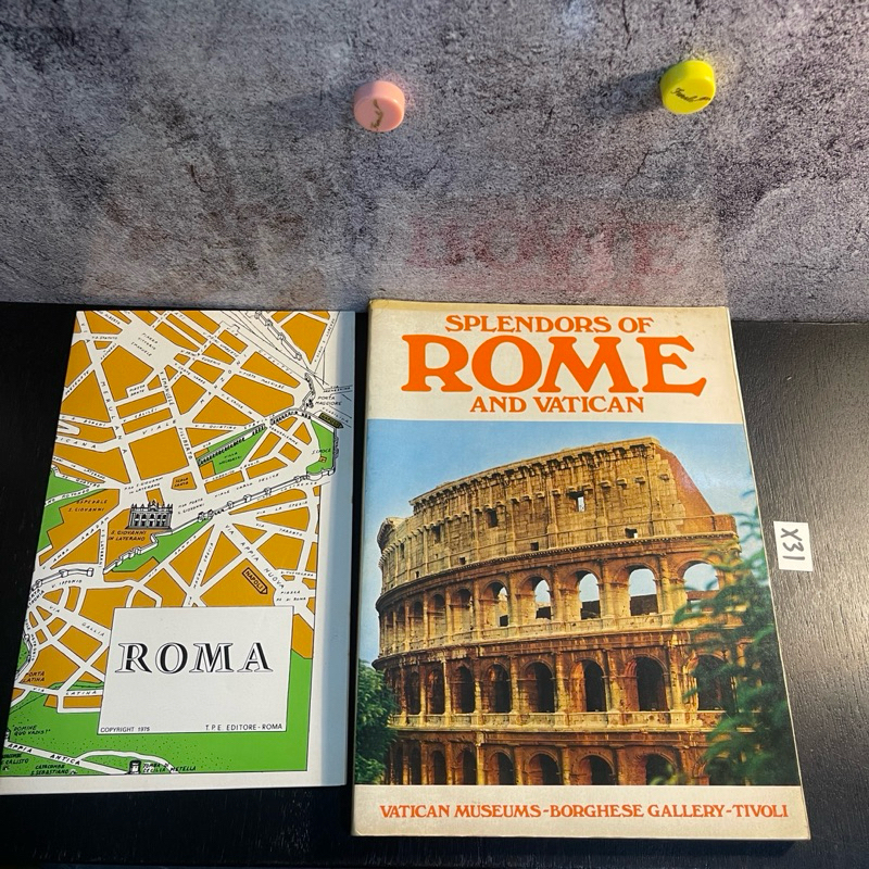 หนังสือ (มือสอง) ENG Splendors of Rome and Vatican - Tullio Polidori