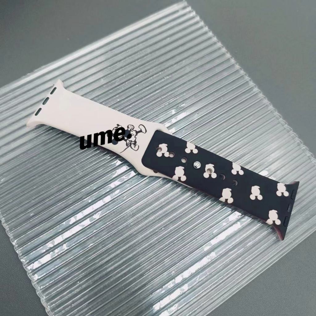 สายนาฬิกาข้อมือซิลิโคน สําหรับ Ultra11 10 9 8 7 6 SE 5 4 3 ขนาด 49 มม. 41/45/44/40/46mm mic สายสําหรับแอปเปิ้ลวอช - รูปที่ 2