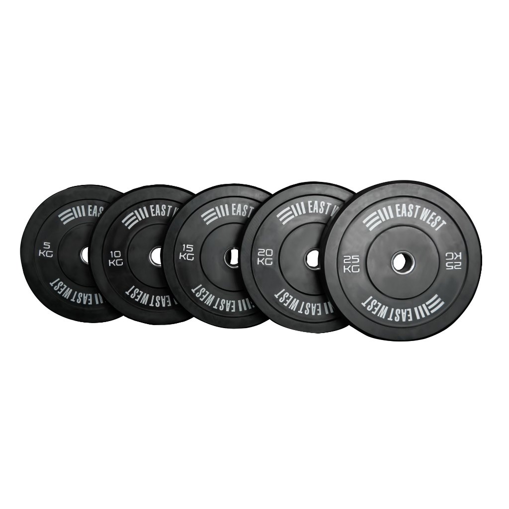 ELITE BLACK BUMPER PLATES 5 - 25 kg (x2)