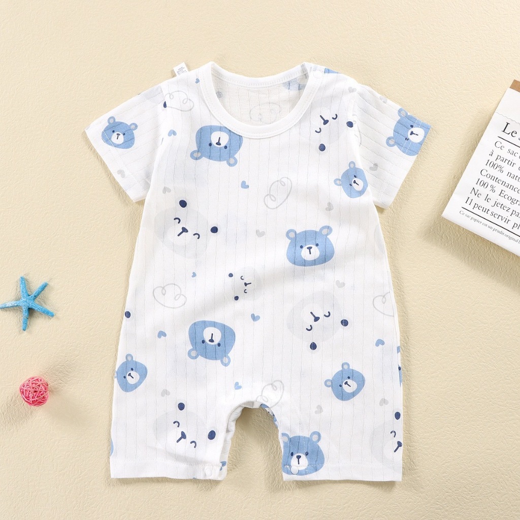 พร้อมส่ง พร้อมส่ง เสื้อผ้าเด็กอ่อน เสื้อผ้าเด็กแรกเกิด บอดี้สูทเด็กอ่อนขาสั้น - รูปที่ 7