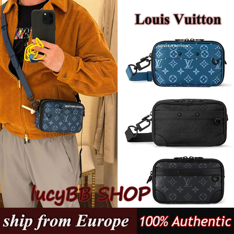 Louis Vuitton/LV Alpha Nano กระเป๋าไขว้ไหล่ข้างหนึ่งM82801 ของแท้100%