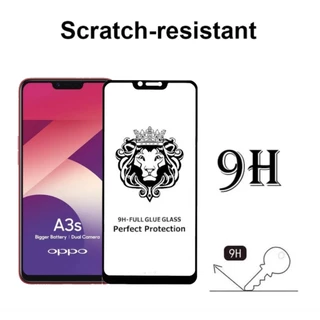 9H Full ฟิล์มกระจก เต็มจอ OPPO A1K A3s A5s A7 A12 A37 A52 A53 A54 A57 A59 A71 A74 A76 A83 A92s A93 A94 A95 A96 GLASS