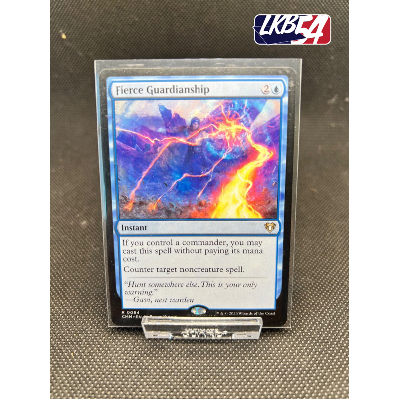 [MTG] Fierce Guardianship [CMM][INSTANT][RARE][NORMAL][ENG] (การ์ดเมจิก/ Magic the Gathering)