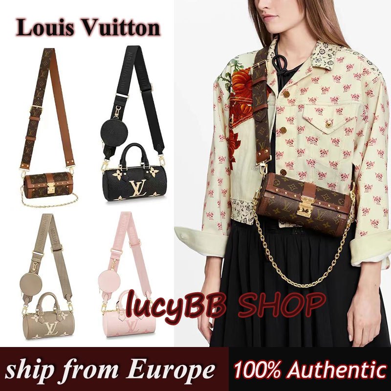 Louis Vuitton/LV  Papillon กระเป๋าสะพายข้างM57835 ของแท้100%