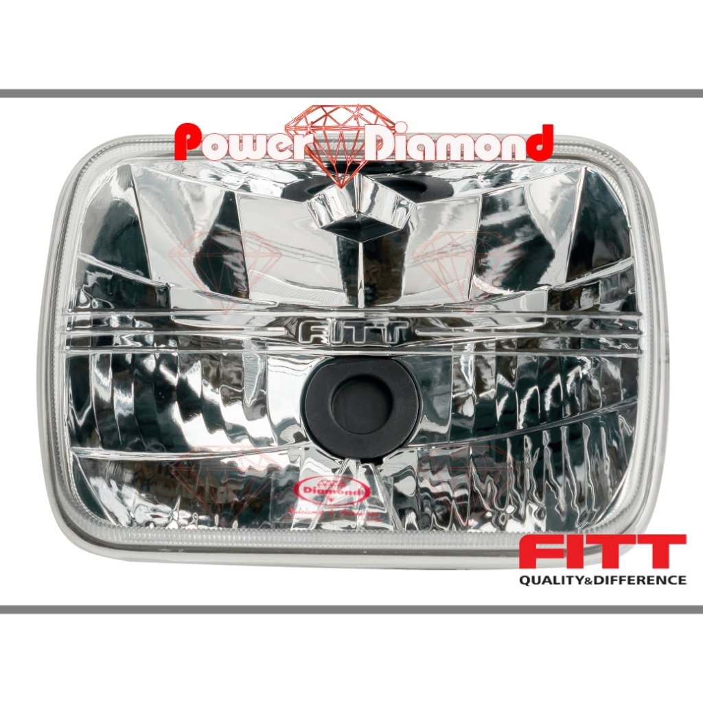 เลนส์เพชร ไฟหน้า โตโยต้า ไมตี้ เอ็กซ์ TOYOTA MIGHTY-X ปี 89-94 / ISUZU TFR ปี 88-94 อีซูซุ ทีเอฟอา / NISSAN 925 ปี 90-95