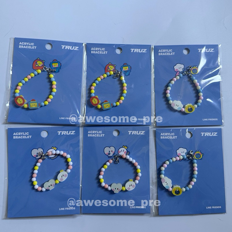 truz acrylic bracelet กำไล lawoo hikun bonbon yochi som podong