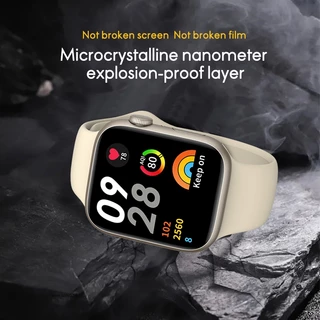 ฟิล์มกันรอยหน้าจอโค้ง 3D Redmi watch 2 lite Redmi watch 3/3 active Redmi watch4/Redmi Watch 5 Active ป้องกันรอยขีดข่วน