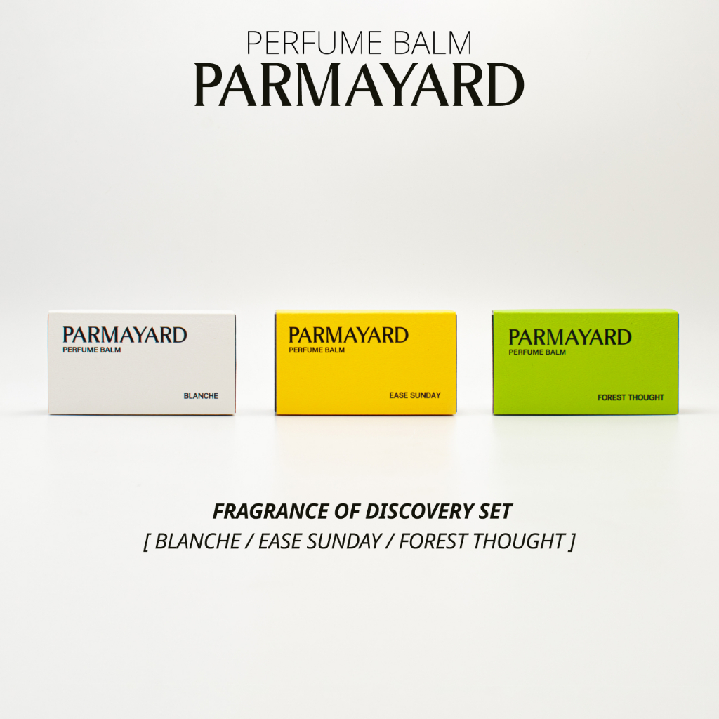 บาล์มน้ำหอมพาร์มายาด เซ็ต 3 กลิ่น ขนาด 7g PARMAYARD PERFUME BALM SET 3 SCENTS