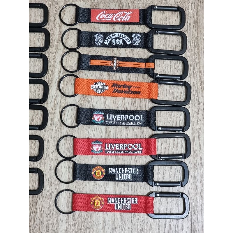 พวงกุญแจไนล่อนตะขอ ขนาด 2 cm ยาว 16.5 cm #รับสกรีนตามออเดอร์ - รูปที่ 2