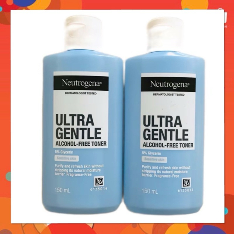 Neutrogena โทนเนอร์ 150 มล. นูโทรจีนา แอลกอฮอล์-ฟรี 150 มล. Neutrogena Toner Alcohol Free 150 ml