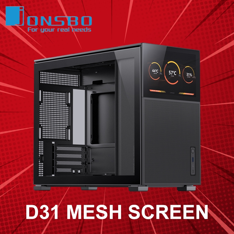 เคสคอม Jonsbo D31 MESH SCREEN ประกันศูนย์ 1 ปี