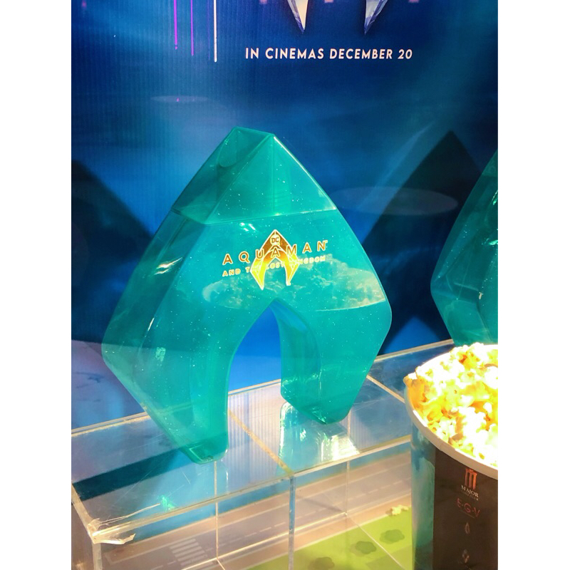 (Liveลด100฿) แก้ว Aquaman and The Lost Kingdom กระบอกน้ำ Aquaman อควอแมน จาก Major Cineplex