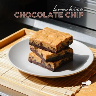 Oven Talk - Chocolate Chip Brookie ขนาด 3x3 นิ้ว