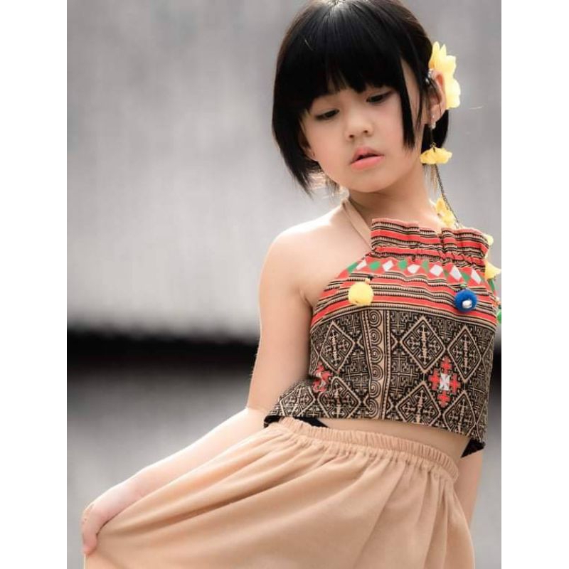 ชุดเซ็ตกระโปรงสาวน้อยเมืองเหนือ ชุดคู่แม่ลูก