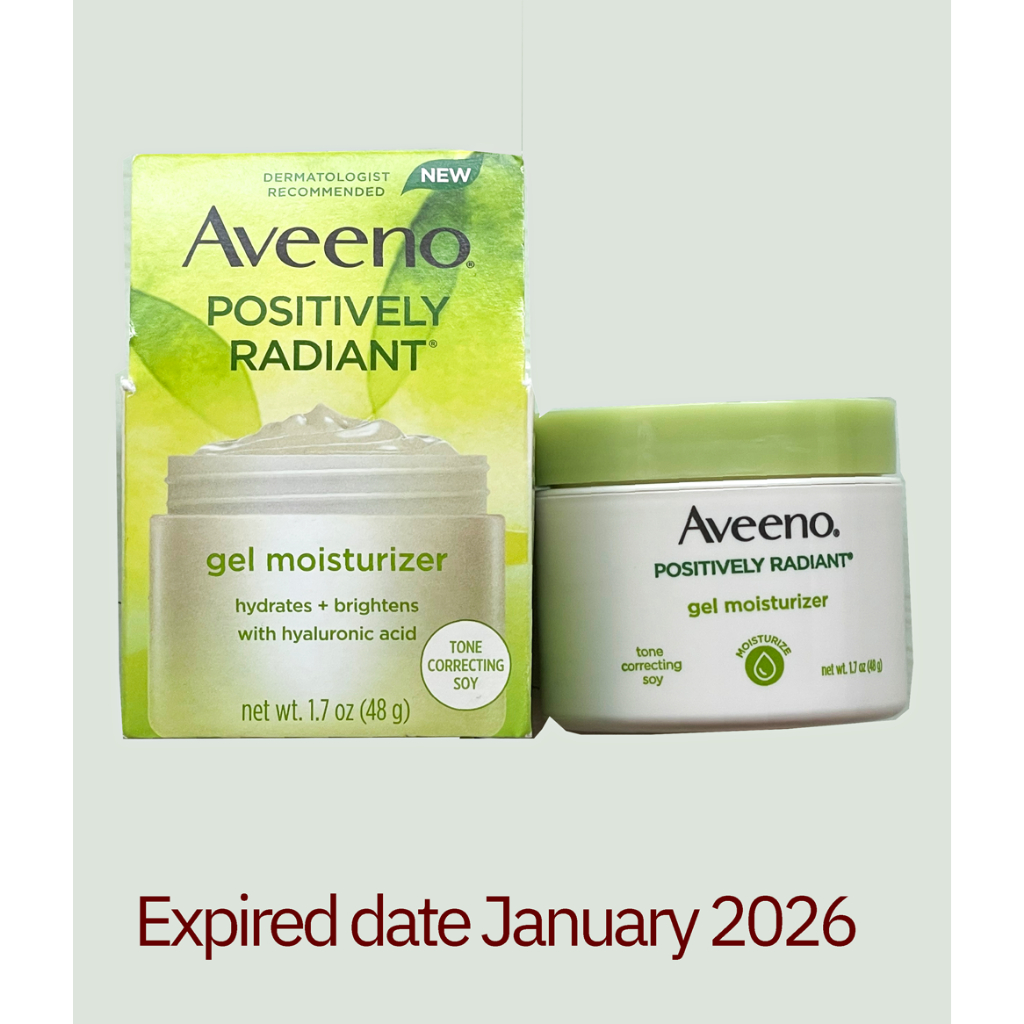 Aveeno มอยเจอร์ไรเซอร์ แบบเจล🛫AVEENO Positively Radiant®48 g