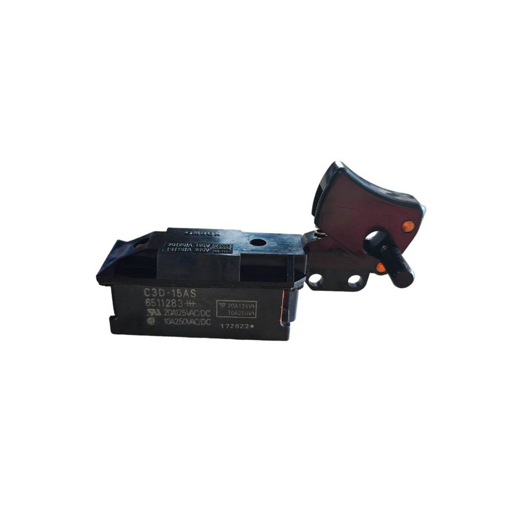 Makita Spare part สวิตช์เปิด-ปิด C3D-15AS สำหรับ Makita รุ่น  2416S, 9607NB, 9005B Part number 6511283 ของแท้