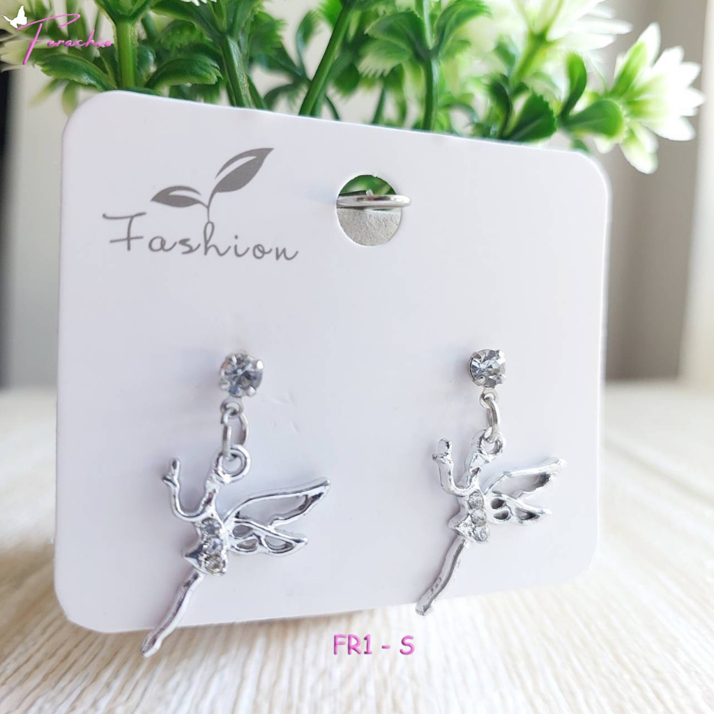 พร้อมส่ง ต่างหูแฟชั่นเกาหลีสวยๆ ตุ้มหูเก๋ๆ ร้านไทย สุดชิค รูปที่ 7