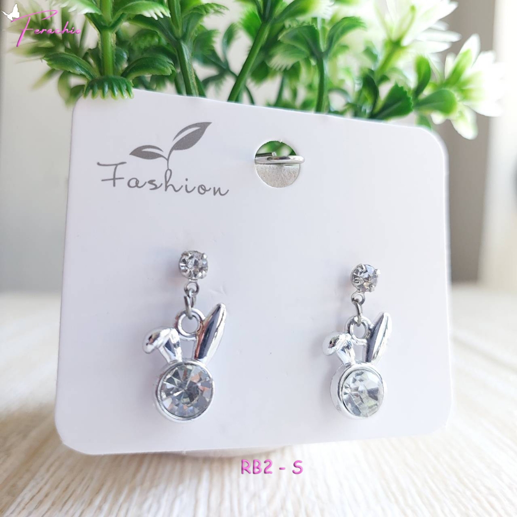 พร้อมส่ง ต่างหูแฟชั่นเกาหลีสวยๆ ตุ้มหูเก๋ๆ ร้านไทย สุดชิค รูปที่ 4