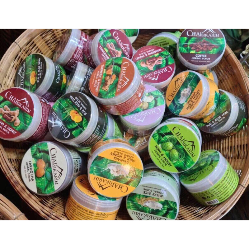 สครับขัดผิว ชัยศิขริน  Chaisikarin Herbal Scrub