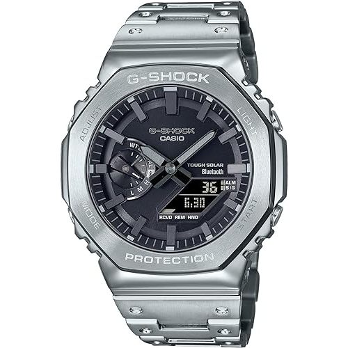 [Direct from Japan] [Casio] นาฬิกา G-Shock [ของแท้ในประเทศ] Full Metal Solar GM-B2100D-1AJF สีเงิน Men with Bluetooth