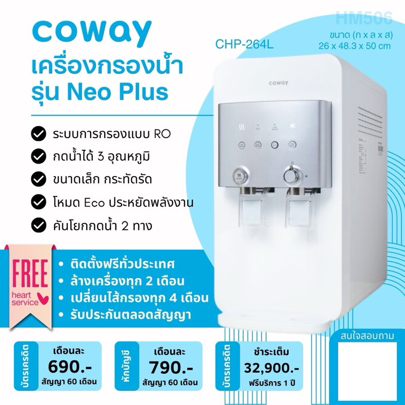 Coway รุ่น Neo plus💕