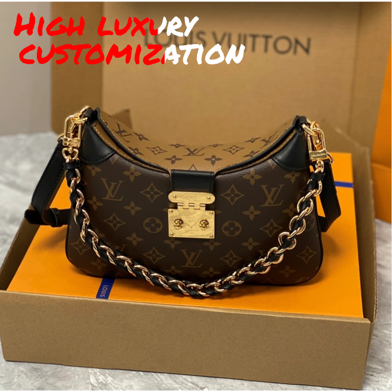 หลุยส์วิตตอง Louis Vuitton LV TWINNY กระเป๋าถือ/กระเป๋าโซ่/สไตล์ผู้หญิง/กระเป๋าสะพาย Crossbody