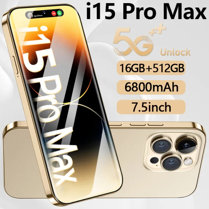 ของแท้ โทรศัทพ์มือ i15 Proโทรศัพท์มือถือ 2023โทรสับ ถูกๆ ดี โทรสัพ 16GB+512GB 256GB โทรศัพท์ อถือราคาถูก4G/5G มือถือถูกๆ