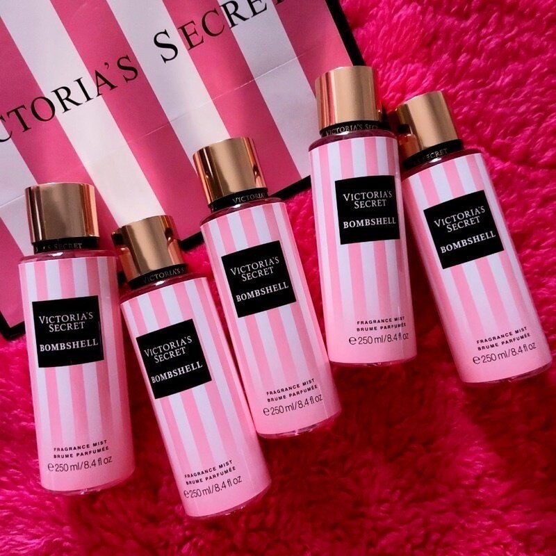 (พร้อมส่ง) น้ำหอม Victoria's Secret มี 36 กลิ่นให้เลือก กลิ่นหอมหวาน ละมุน เซ็กซี่ ติดทนนานไ ม่ฉุน ขนาด 250ml.