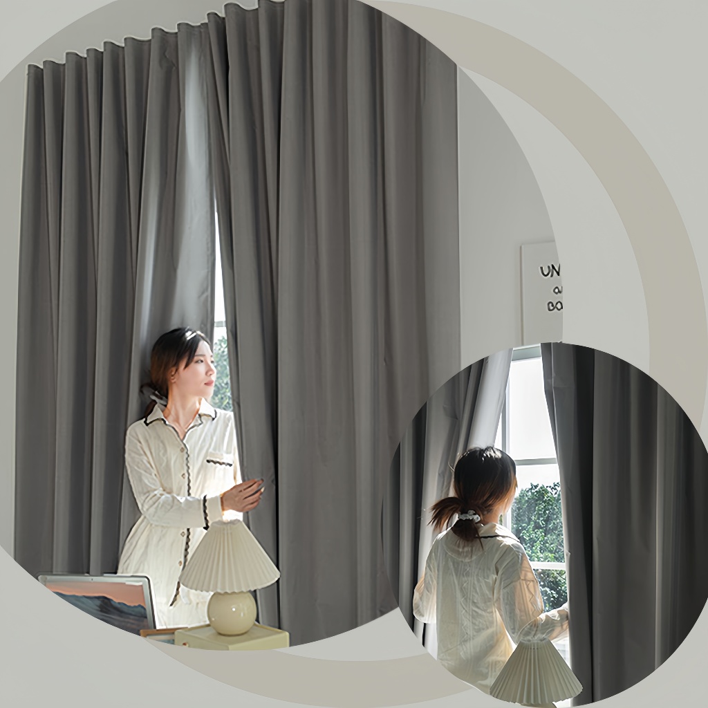 แนะนำ ผ้าม่าน ผ้าม่านกันแสง ผ้าม่านหน้าต่าง กันยูวี100%&กันแสง100% ติดตั้งง่าย หมัดฟรี⚡️พร้อมส่ง ราคาพิเศษ มีเก็บเงินปลายทาง