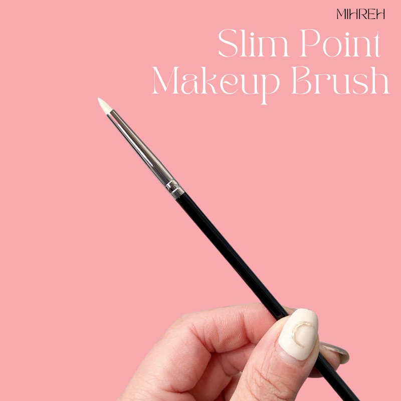 [2142] (พร้อมส่ง) Slim point eye makeup brush แปรงแต่งตาพุ่มเล็ก
