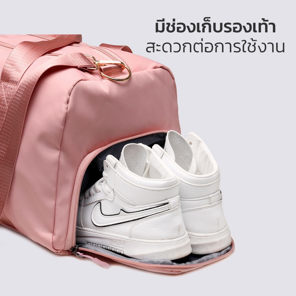 Hanaso กระเป๋าผ้าเดินทาง 46x22x24cm กระเป๋าเสื้อผ้า หิ้วขึ้นเครื่องบินได้ กระเป๋าใส่เสื้อผ้า bags for traveling