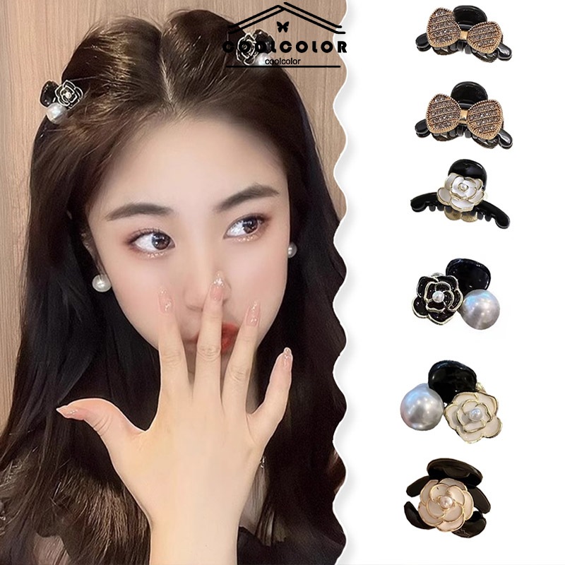 ในไทย💖กิ๊บติดผมรูปดอกไม้ประดับมุกสไตล์เกาหลีแฟชั่นขนาดเล็กสําหรับเด็กผู้หญิงและนักเรียน.COD