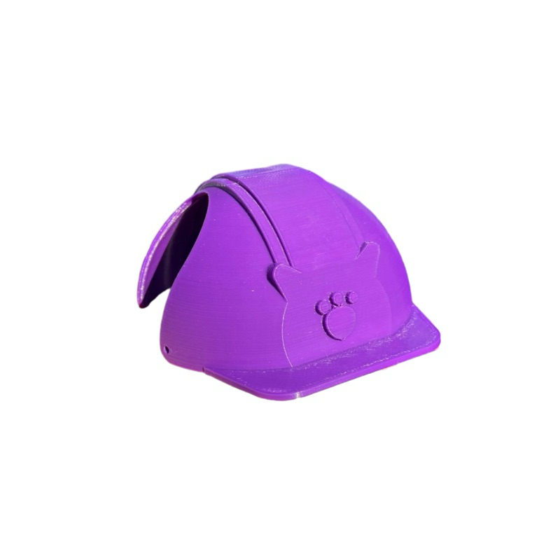 Helmet หมวกสำหรับสัตว์เลี้ยง หมวกนิรภัยแมว เครื่องแต่งกายหมวกคอสเพลย์น่ารักสำหรับน้องแมวและสุนัขขนาดเล็ก