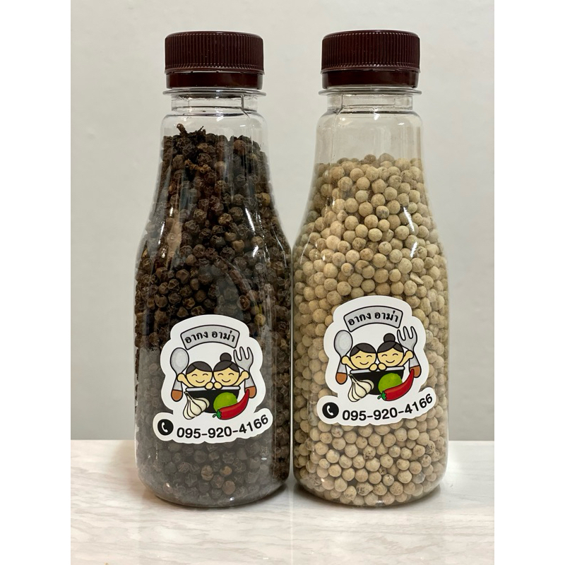 พริกไทยเม็ด  ขนาด 120 / 150 กรัม (น้ำหนักไม่รวมขวด)