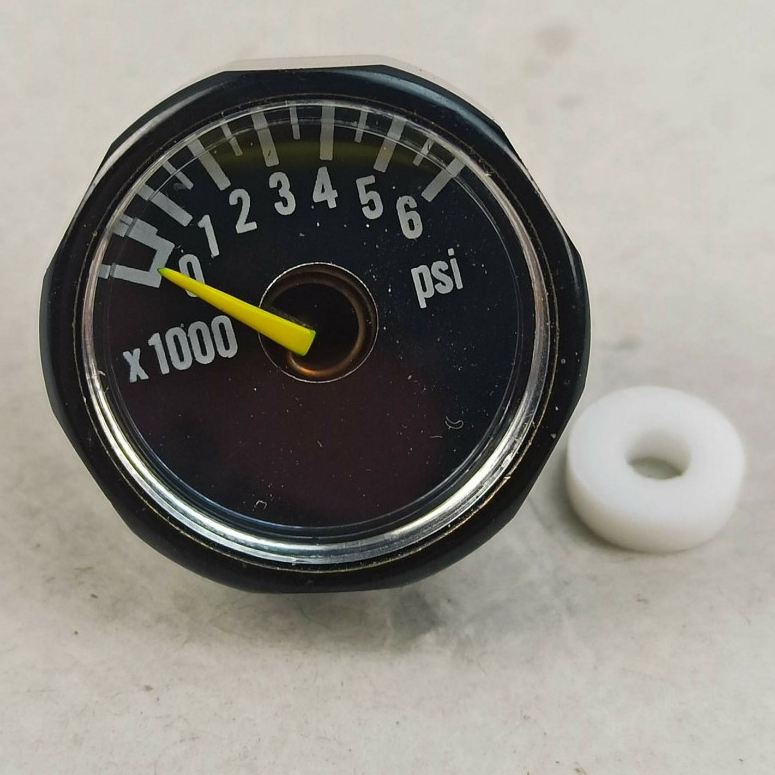 เกจ 6000 PSI M10x1 และ M8x1 หน้า 20 มิล แถมซุปเปอร์รีน