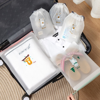 (มี 3 ไซต์) ถุงหูรูดพลาสติกพิมพ์ลาย ถุงจัดระเบียบ ถุงเก็บของ…