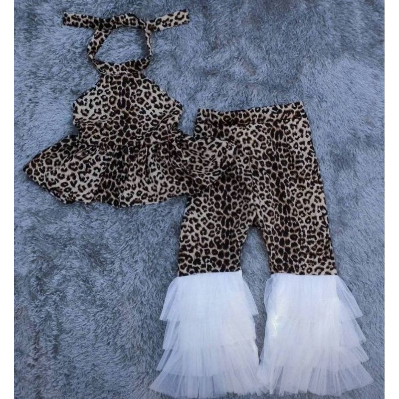 ชุดลายเสือ ชุดลายเสือดาวเด็ก ชุดลายเสื้อเด็กผู้หญิง ชุดเด็กลายเสือ เสื้อผ้าเด็กลายเสือ ชุดแฟชั่นเด็กลายสือ ชุดงานวันเด็ก - รูปที่ 3